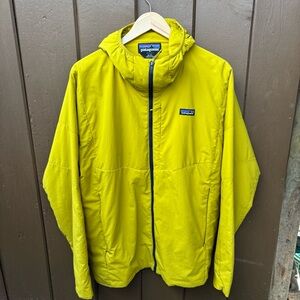 Patagonia Nano Air Hoody Men's Yellow Lined Full Zip Hoodie Jacket